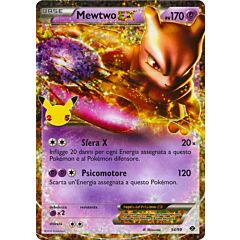 54 / 99 Mewtwo EX Rara Segreta EX Foil (IT) -NEAR MINT-