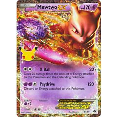 54 / 99 Mewtwo EX Rara Segreta EX Foil (EN) -NEAR MINT-