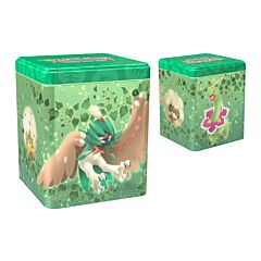 Stacking Tin Tipo Erba (Decidueye, Eldegoss, Meganium, e Whimsicott) (IT)