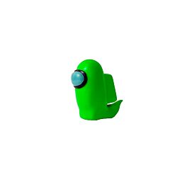 Crewmate Figure 5 cm Lime