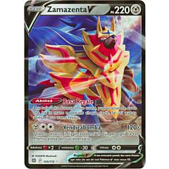 105 / 172 Zamazenta V Rara Holo V foil (IT) -NEAR MINT-