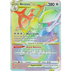 176 / 172 Arceus V ASTRO Rara Segreta V ASTRO Rainbow foil (IT) -NEAR MINT-