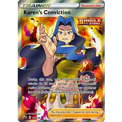 193 / 198 Karen's Conviction Ultra Rara Full Art foil (EN) -NEAR MINT-