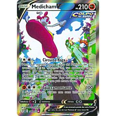 186 / 203 Medicham V Ultra Rara V Full Art foil (IT) -NEAR MINT-