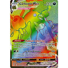 216 / 203 Garbodor VMAX Rara Segreta VMAX Rainbow foil (EN) -NEAR MINT-