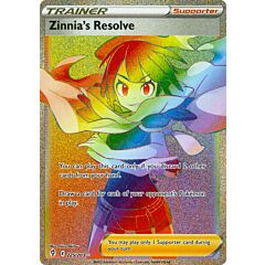 225 / 203 Zinnia's Resolve Rara Segreta Rainbow foil (EN) -NEAR MINT-