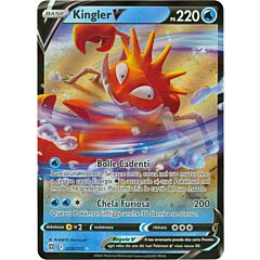 028 / 172 Kingler V Rara Holo V foil (IT) -NEAR MINT-