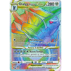 198/189 Dialga Originale VASTRO Rara Segreta V ASTRO Rainbow foil (IT) -NEAR MINT-