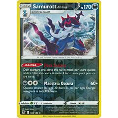 100/189 Samurott di Hisui Rara foil reverse (IT) -NEAR MINT-