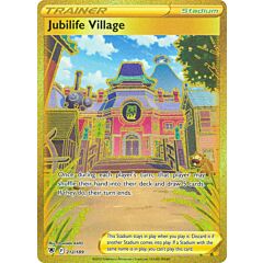 212/189 Jubilife Village Rara Segreta Gold foil (EN) -NEAR MINT-