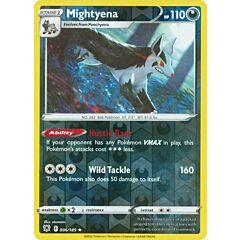 096/189 Mightyena Rara foil reverse (EN) -NEAR MINT-