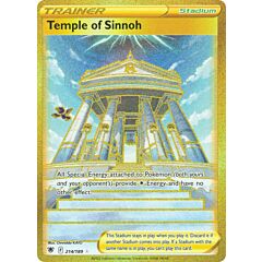 214/189 Temple of Sinnoh Rara Segreta Gold foil (EN) -NEAR MINT-