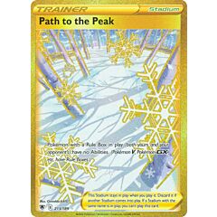213/189 Path to the Peak Rara Segreta Gold foil (EN) -NEAR MINT-