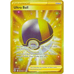 186 / 172 Ultra Ball Rara Segreta Gold foil (EN) -NEAR MINT-