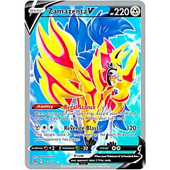 163 / 172 Zamazenta V Ultra Rara V Full Art foil (EN) -NEAR MINT-