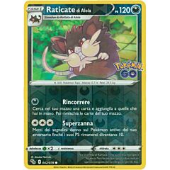 042/078 Raticate di Alola comune foil reverse (IT) -NEAR MINT-