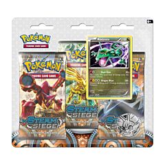 XY Steam Siege 3 Pack Blister Rayquaza (EN)