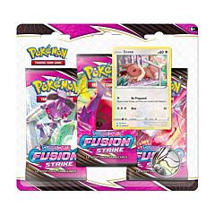 Sword and Shield Fusion Strike 3 Pack Blister Eevee (EN)