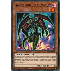 LDS3-IT024 Prodigio Infernale EROE Malvagio (scritta BLU) Ultra Rara 1a Edizione (IT) -NEAR MINT-