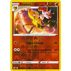 026 / 195 Braixen Non Comune foil reverse (IT) -NEAR MINT-