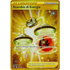 212 / 195 Scambio di Energia Rara Segreta Gold foil (IT) -NEAR MINT-