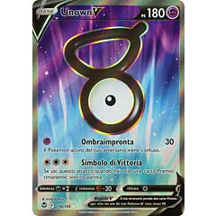 176 / 195 Unown V Ultra Rara V Full Art foil (IT) -NEAR MINT-