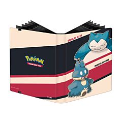 Portfolio 9 tasche 20 pagine Pro-Binder Snorlax e Munchlax 0/6