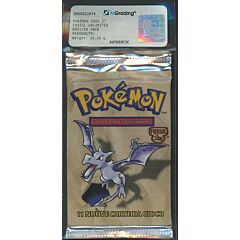 Fossil busta 11 carte unlimited Artwork Aerodactyl (IT) / AIG AUTHENTIC
