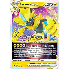 055 / 159 Zeraora V ASTRO Rara Holo V ASTRO foil (IT) -NEAR MINT-