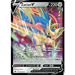 095 / 159 Zacian V Rara Holo V foil (IT) -NEAR MINT-