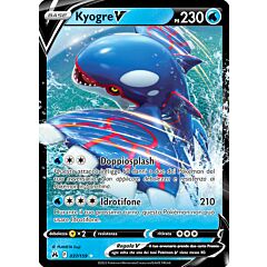 037 / 159 Kyogre V Rara Holo V foil (IT) -NEAR MINT-