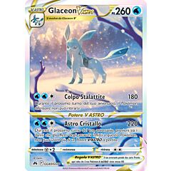 GG40 / GG70 Glaceon V ASTRO Ultra Rara Galarian Gallery foil (IT) -NEAR MINT-