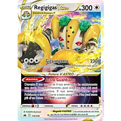 114 / 159 Regigigas V ASTRO Rara Holo V ASTRO foil (IT) -NEAR MINT-