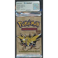 Fossil busta 11 carte unlimited Artwork Zapdos (IT) / AIG AUTHENTIC