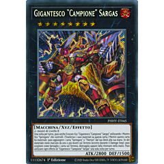 PHHY-IT045 Gigantesco "Campione" Sargas Rara Segreta 1a Edizione (IT) -NEAR MINT-