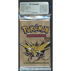 Fossil busta 11 carte unlimited Artwork Zapdos (IT) / AIG AUTHENTIC