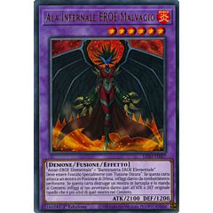 LDS3-IT027 Ala Infernale EROE Malvagio (scritta ORO) Ultra Rara 1a Edizione (IT) -NEAR MINT-