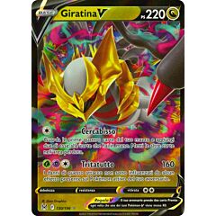 130 / 196 Giratina V Rara Holo V foil (IT) -NEAR MINT-