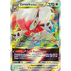 147 / 196 Zoroark di Hisui VASTRO Rara Holo V ASTRO foil (IT) -NEAR MINT-