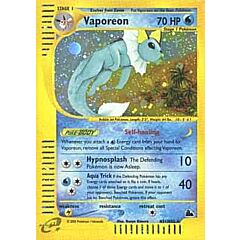 H31 / H32 Vaporeon rara foil (EN) -NEAR MINT-