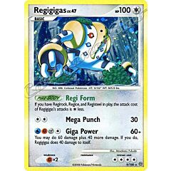 009 / 100 Regigigas LV.47 rara foil (EN) -NEAR MINT-