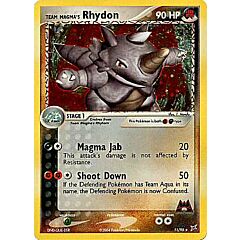 11 / 95 Team Magma's Rhydon rara foil (EN) -NEAR MINT-