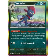 134 / 193 Weavile Rara foil (IT) -NEAR MINT-