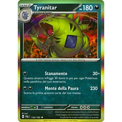 135 / 193 Tyranitar Rara foil (IT) -NEAR MINT-