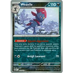 134 / 193 Weavile Rara foil reverse (IT) -NEAR MINT-