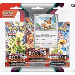 Scarlatto e Violetto Ossidiana Infuocata Blister 3 buste con carta promo Eevee (IT)