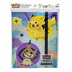 Portfolio 9 tasche 10 pagine Pro-Binder Pikachu e Mimikyu