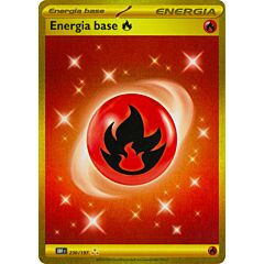 230 / 197 Energia Fuoco Rara Segreta Gold foil (IT) -NEAR MINT-