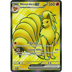 186 / 165 Ninetales ex Rara Segreta foil (IT) -NEAR MINT-