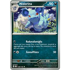 030 / 165 Nidorina Non Comune normale (IT) -NEAR MINT-